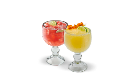 Mango and Strawberry Margaritas